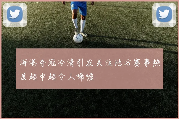 海港夺冠冷清引发关注地方赛事热度超中超令人唏嘘